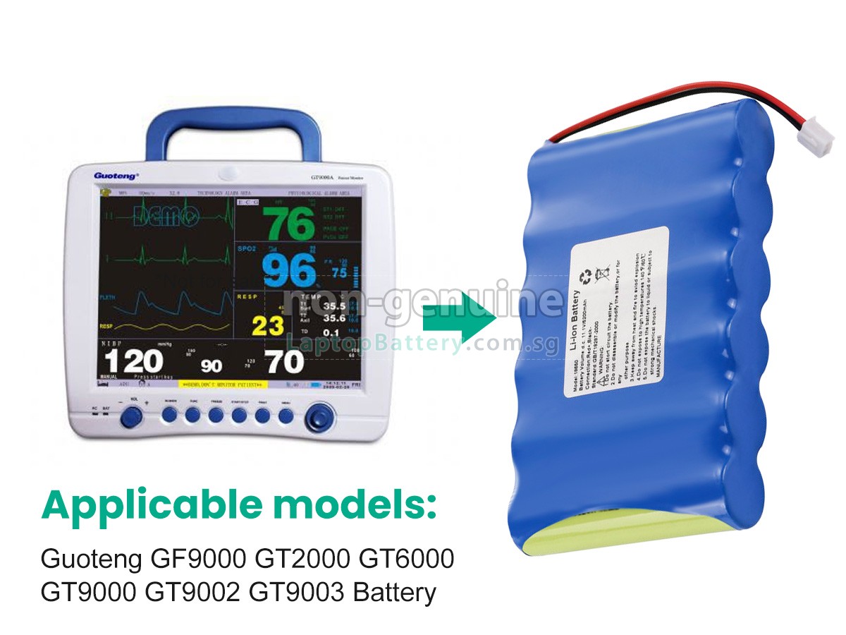 replacement Guoteng GT9003 battery