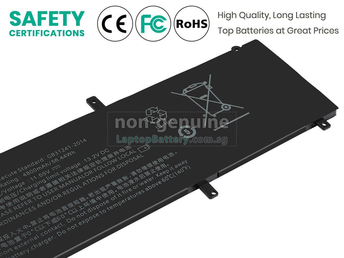 replacement HIPAA GLX253 battery