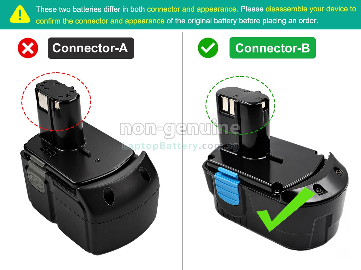 replacement Hitachi BCL1825 battery
