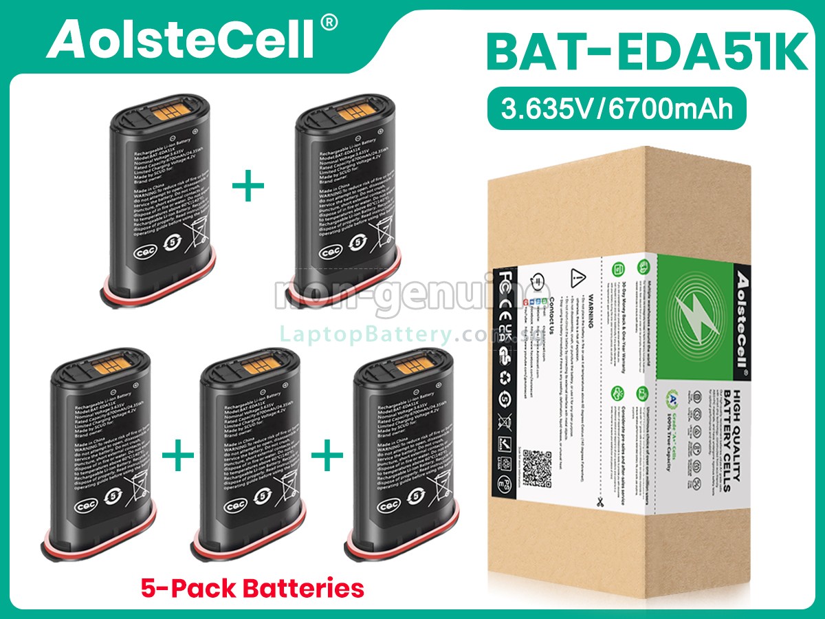 replacement Honeywell EDA51K RFID battery
