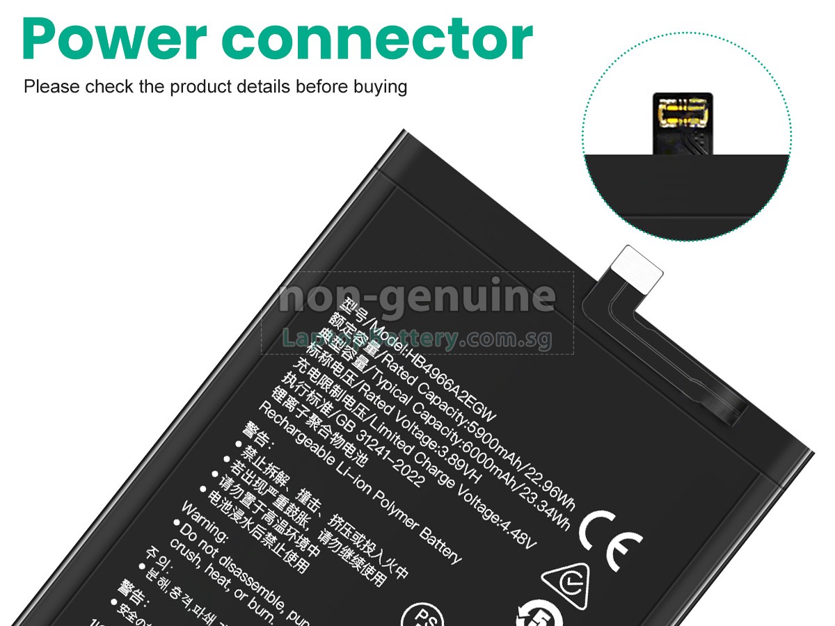 replacement Honor X60 battery