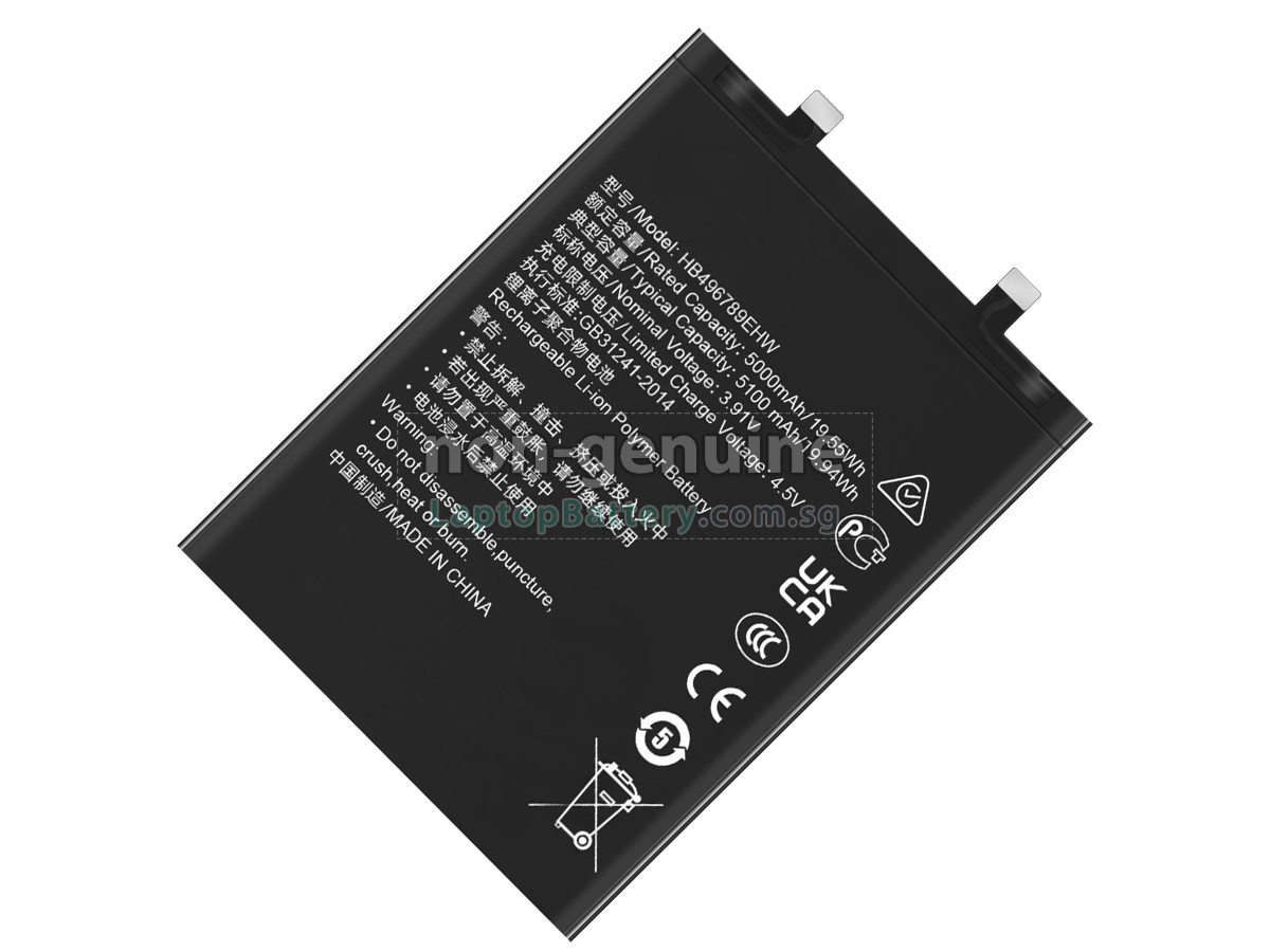 replacement Honor HB496789EHW battery