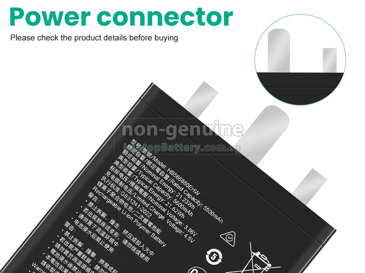 replacement Honor MAGIC 6 PRO battery