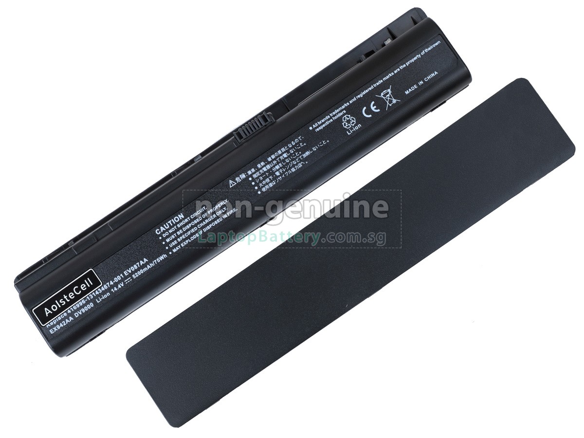 replacement HP Pavilion DV9600 battery