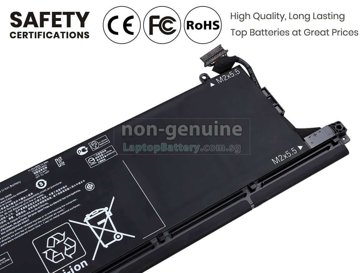replacement HP Omen X 2S 15-DG0005NQ battery