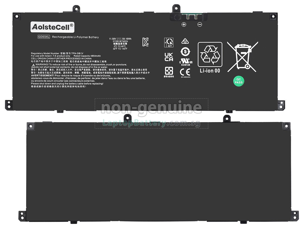 replacement HP OmniBook X FLIP 14-KC0006NE battery