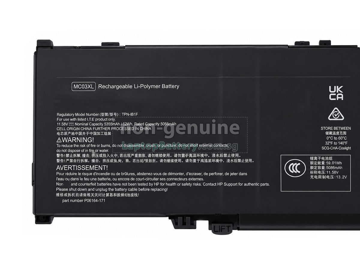 replacement HP AP3F4AV battery