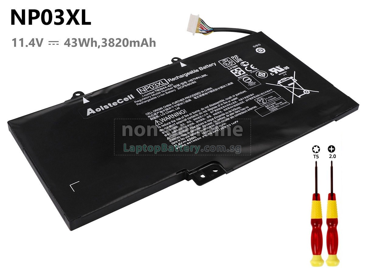 replacement HP Envy X360 15-U170CA battery