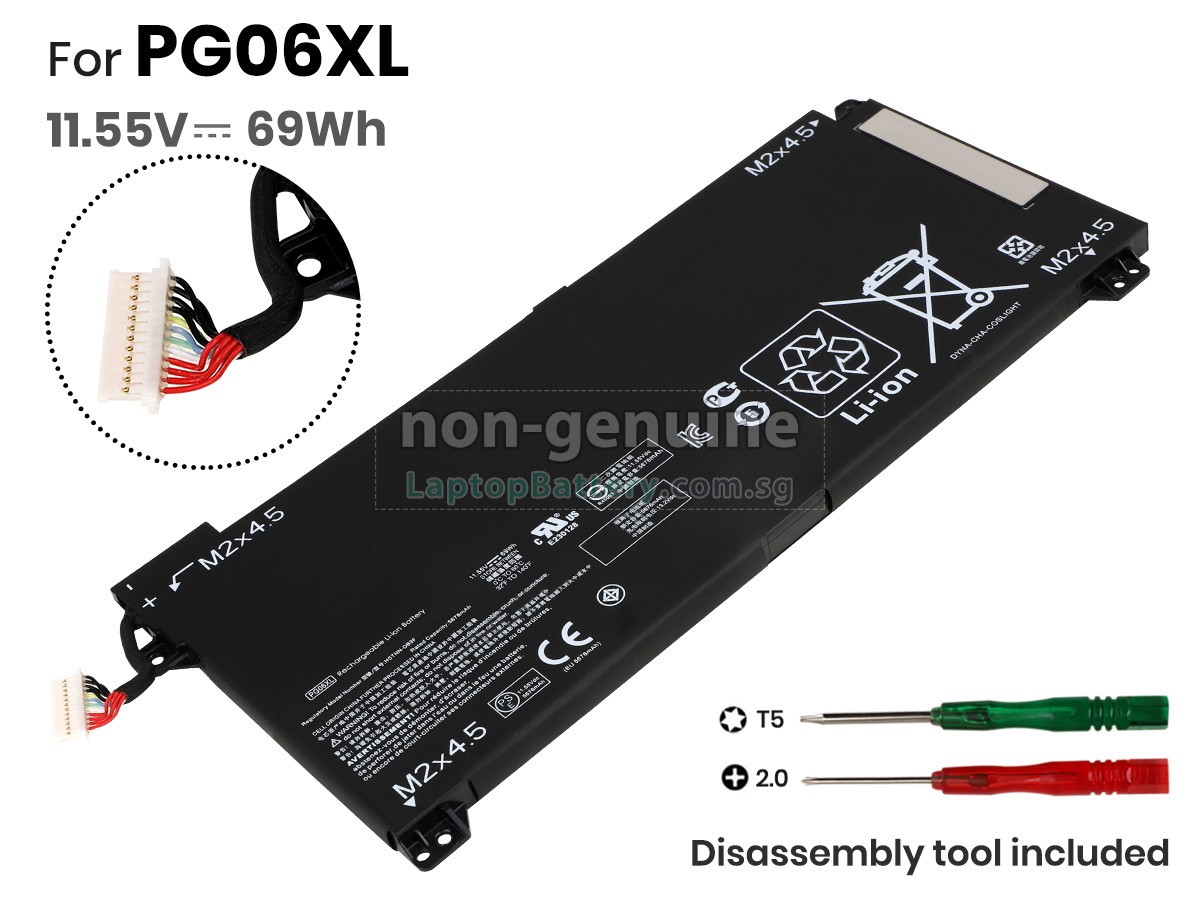 replacement HP Omen 15-DH0029NL battery