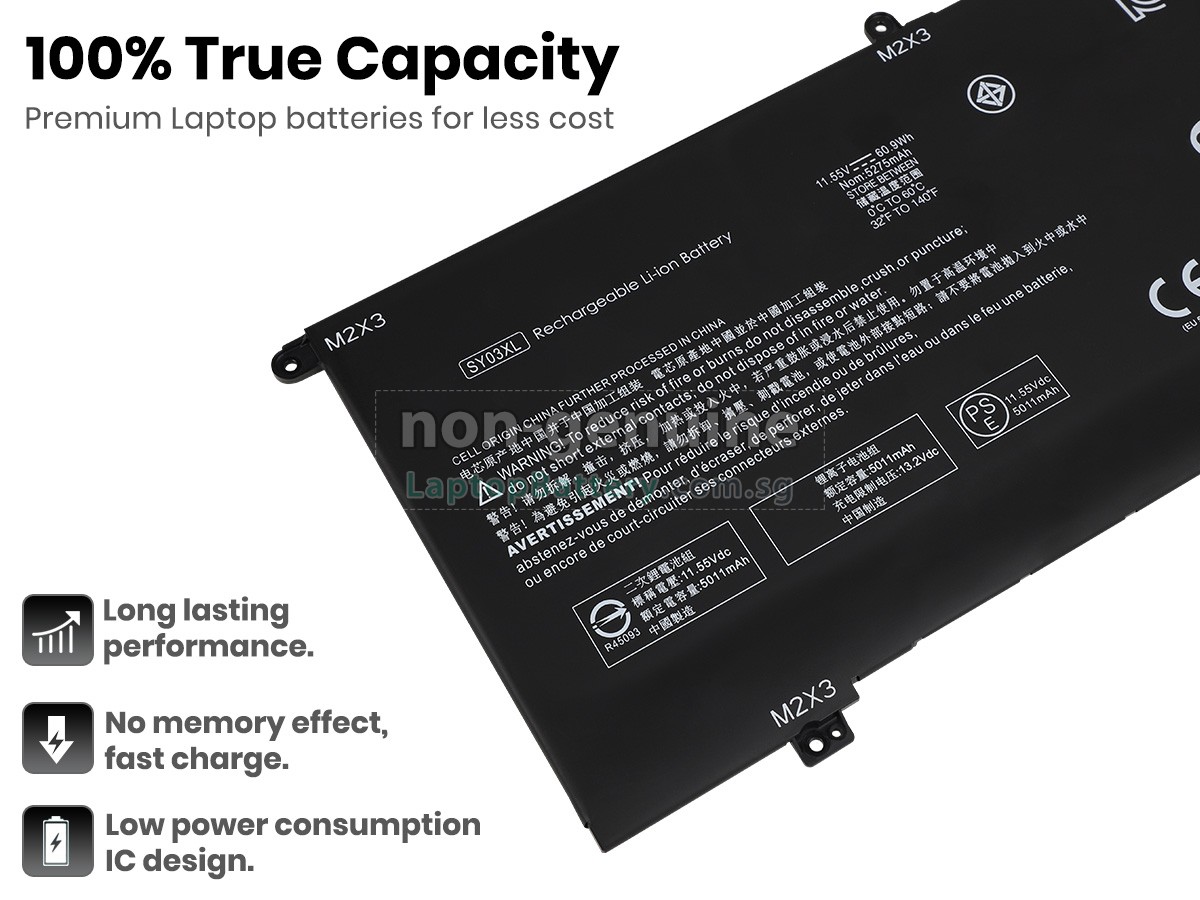 replacement HP HSTNN-DB8X battery