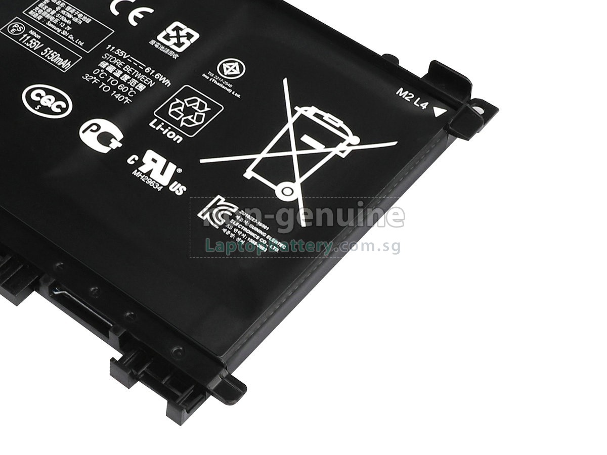 replacement HP Omen 15-AX000NL battery