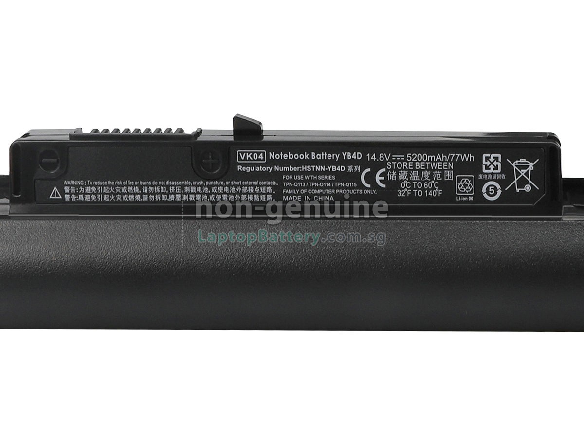 replacement HP Pavilion 15-B010TX Sleekbook battery