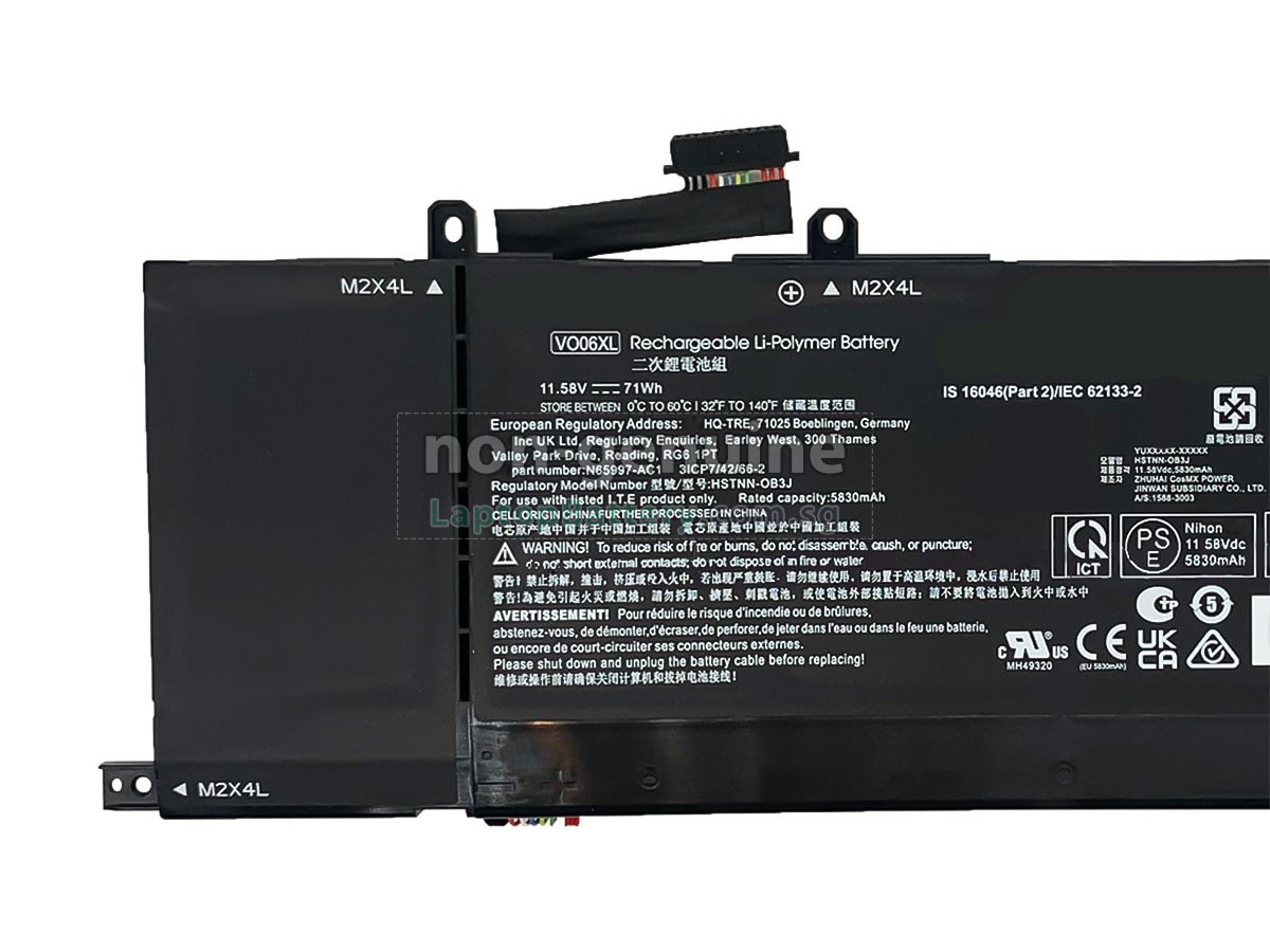 replacement HP Omen TRANSCEND 14-FB1989NZ battery