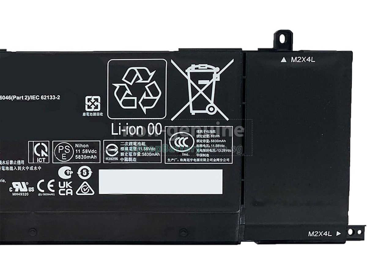 replacement HP Omen TRANSCEND 14-FB1989NZ battery