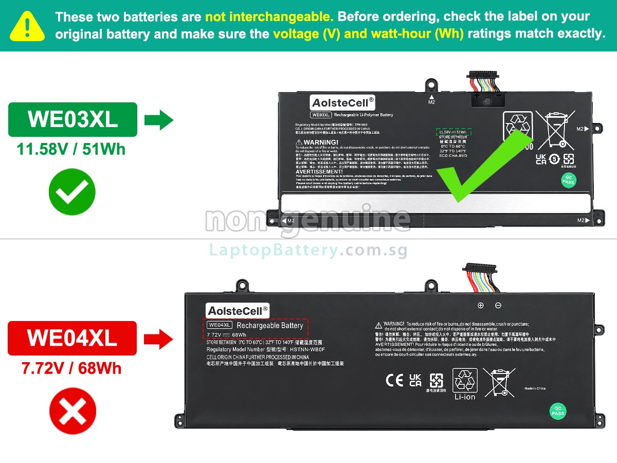 replacement HP Pavilion Plus 14-EW0009TU battery