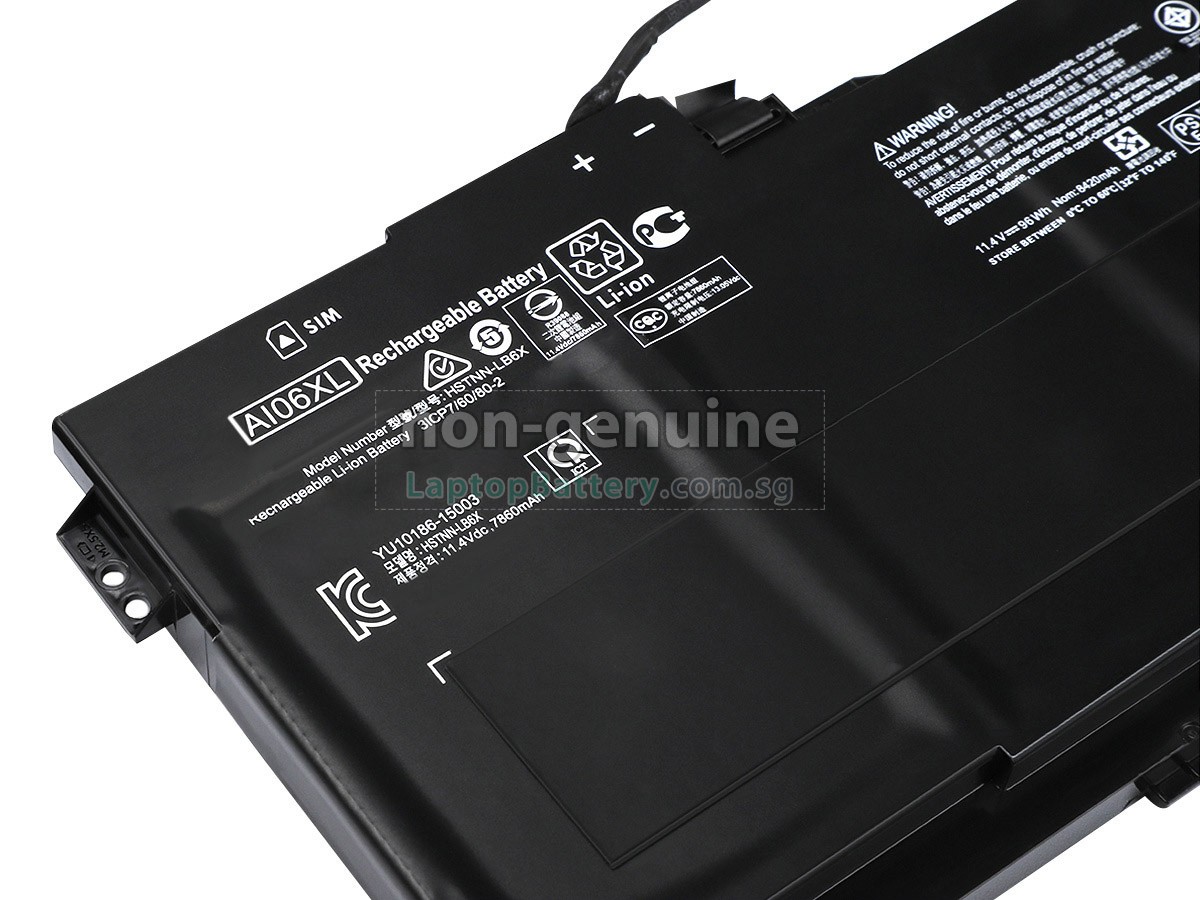 replacement HP ZBook 17 G3 TZV66EA battery