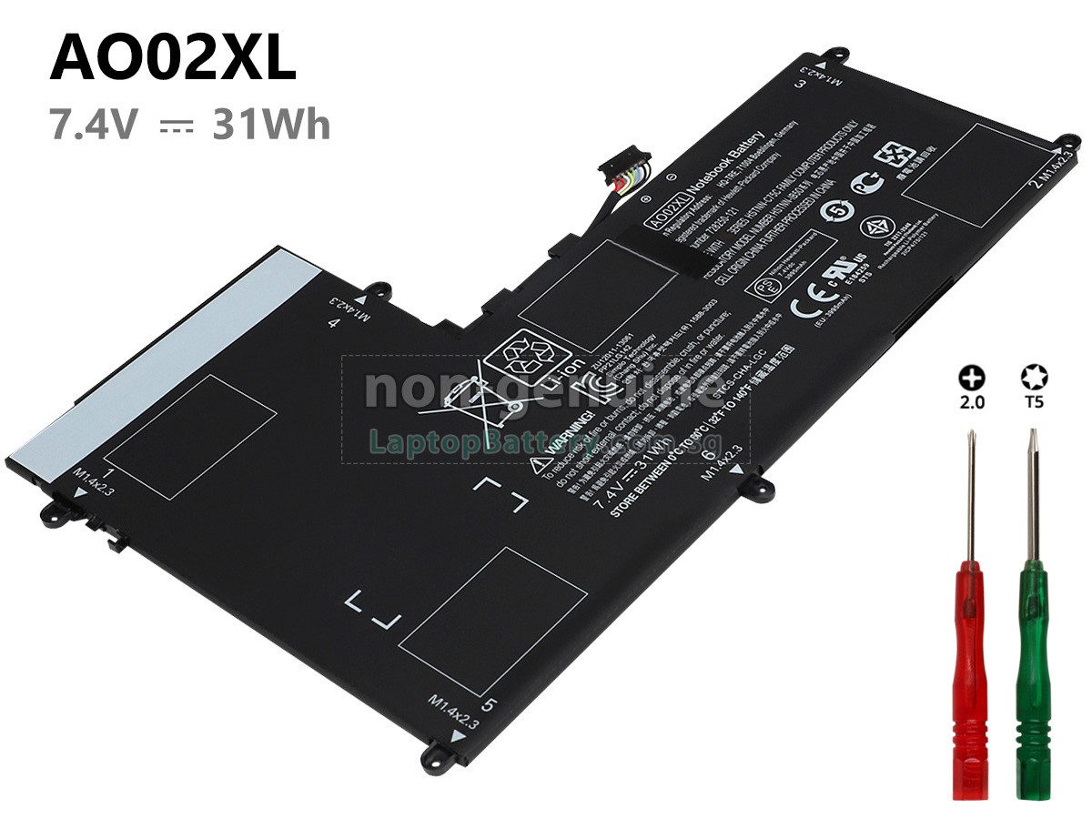 replacement HP A002XL battery