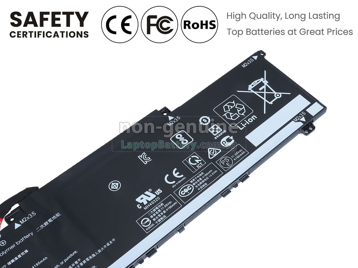 replacement HP Envy X360 13-AY0007NE battery