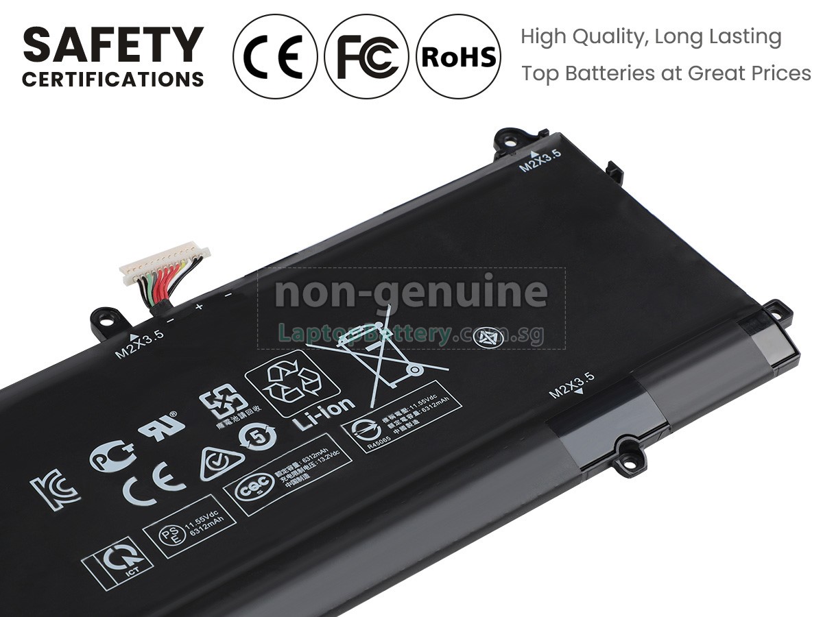 replacement HP Spectre X360 Convertible 15-EB1000NO battery