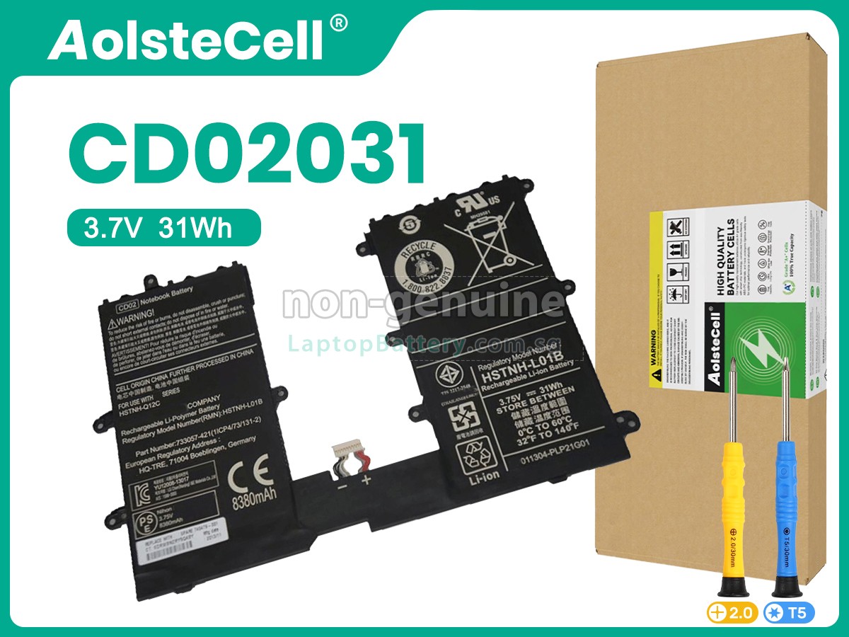 replacement HP 733057-421 battery