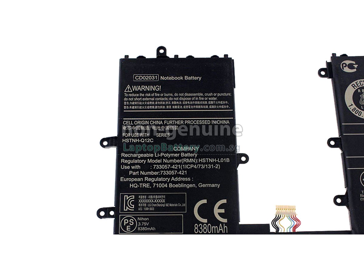 replacement HP 733057-421 battery