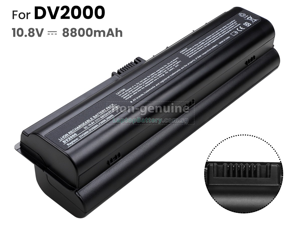 replacement HP Pavilion DV6500T battery
