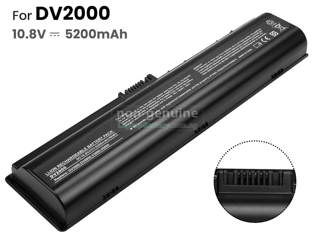 replacement HP Pavilion DV6308CA battery