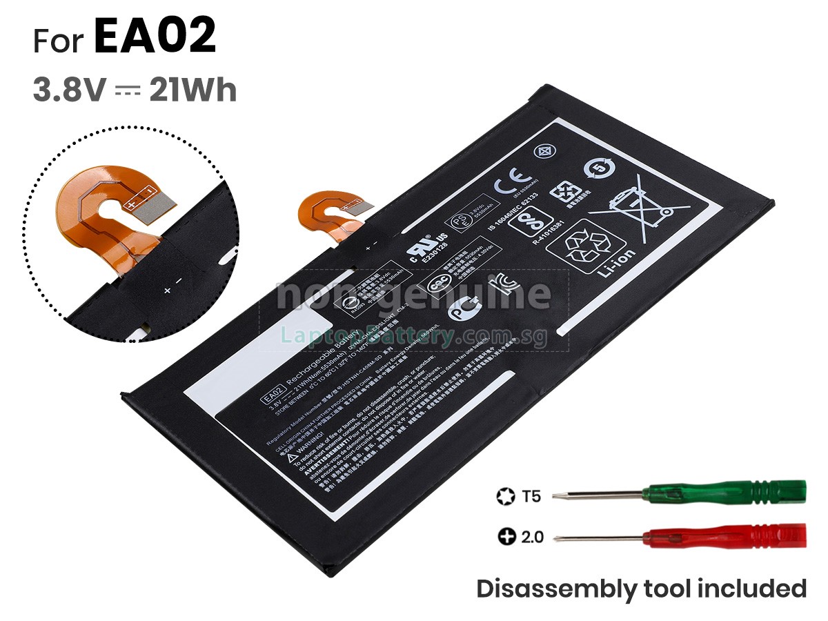 Battery for HP Pro Tablet 608 G1,replacement HP Pro Tablet 608 G1