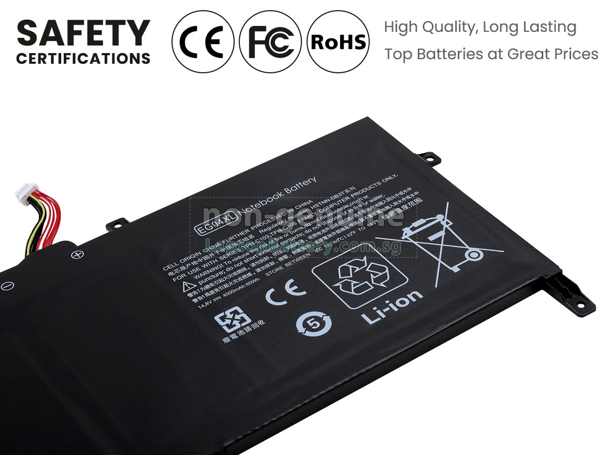 replacement HP Envy 6-1006TX battery