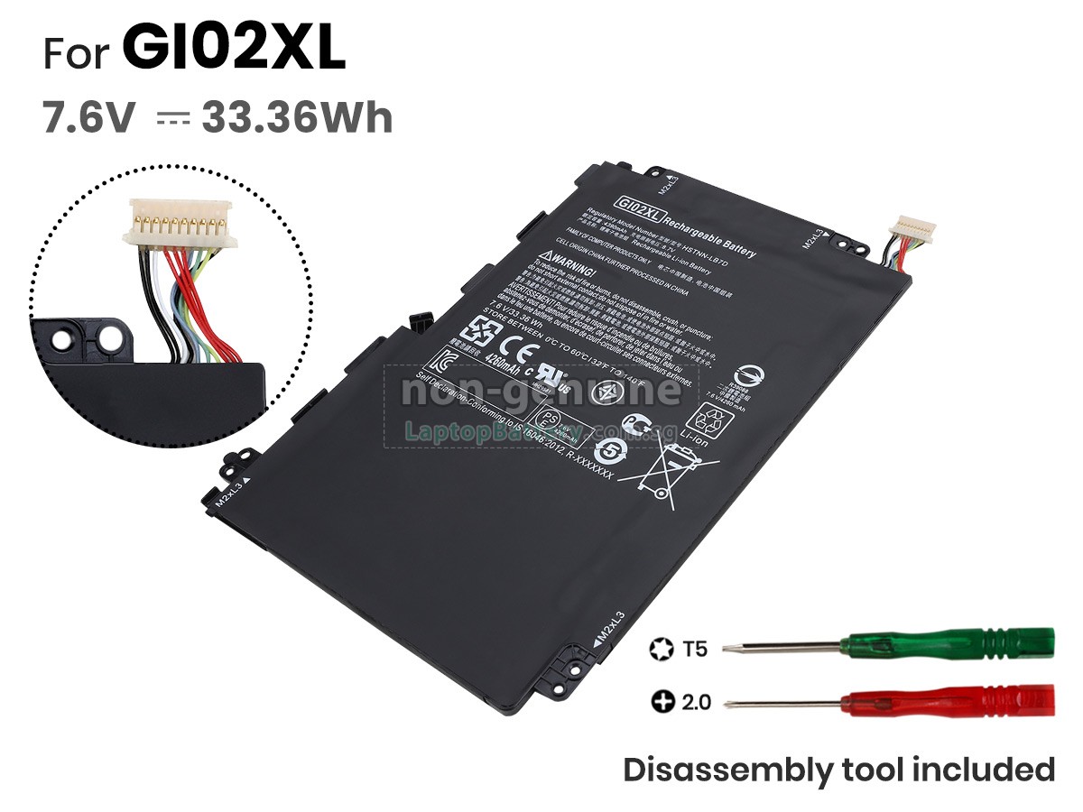 replacement HP Pavilion X2 12-B182NZ battery