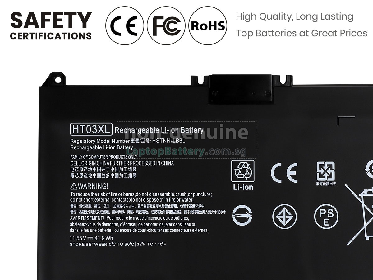 replacement HP Pavilion 15-CS0016NF battery