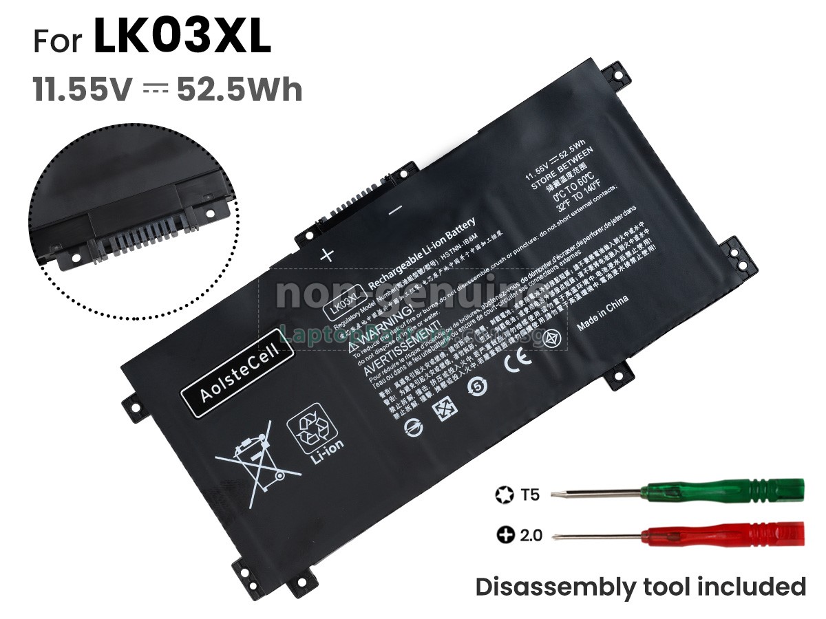 replacement HP Envy X360 15-CN1007TX battery