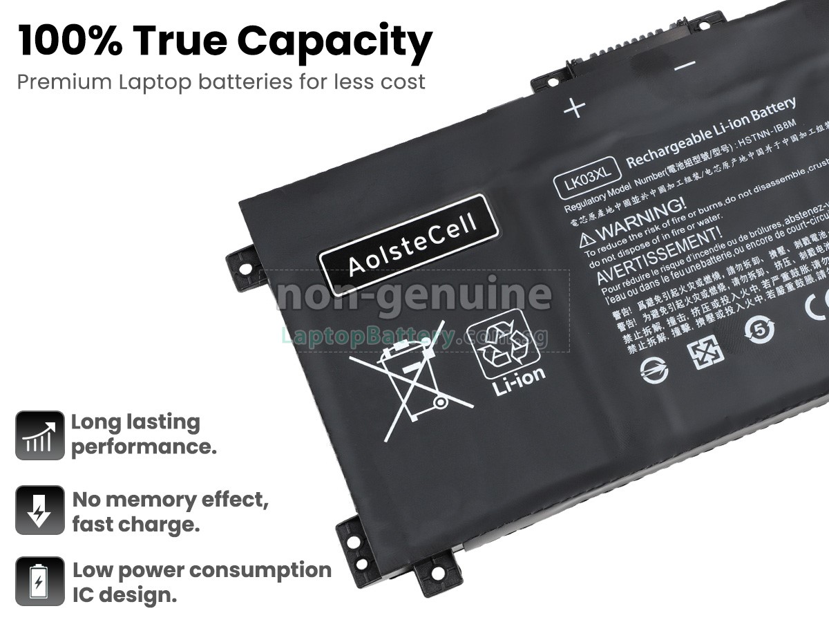 replacement HP Envy X360 15-BP108TX battery