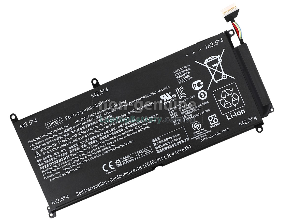 replacement HP Envy 14-J116TX battery