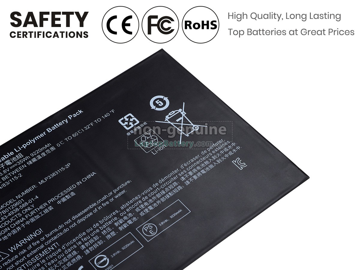 replacement HP Pavilion X2 10-K008NV battery