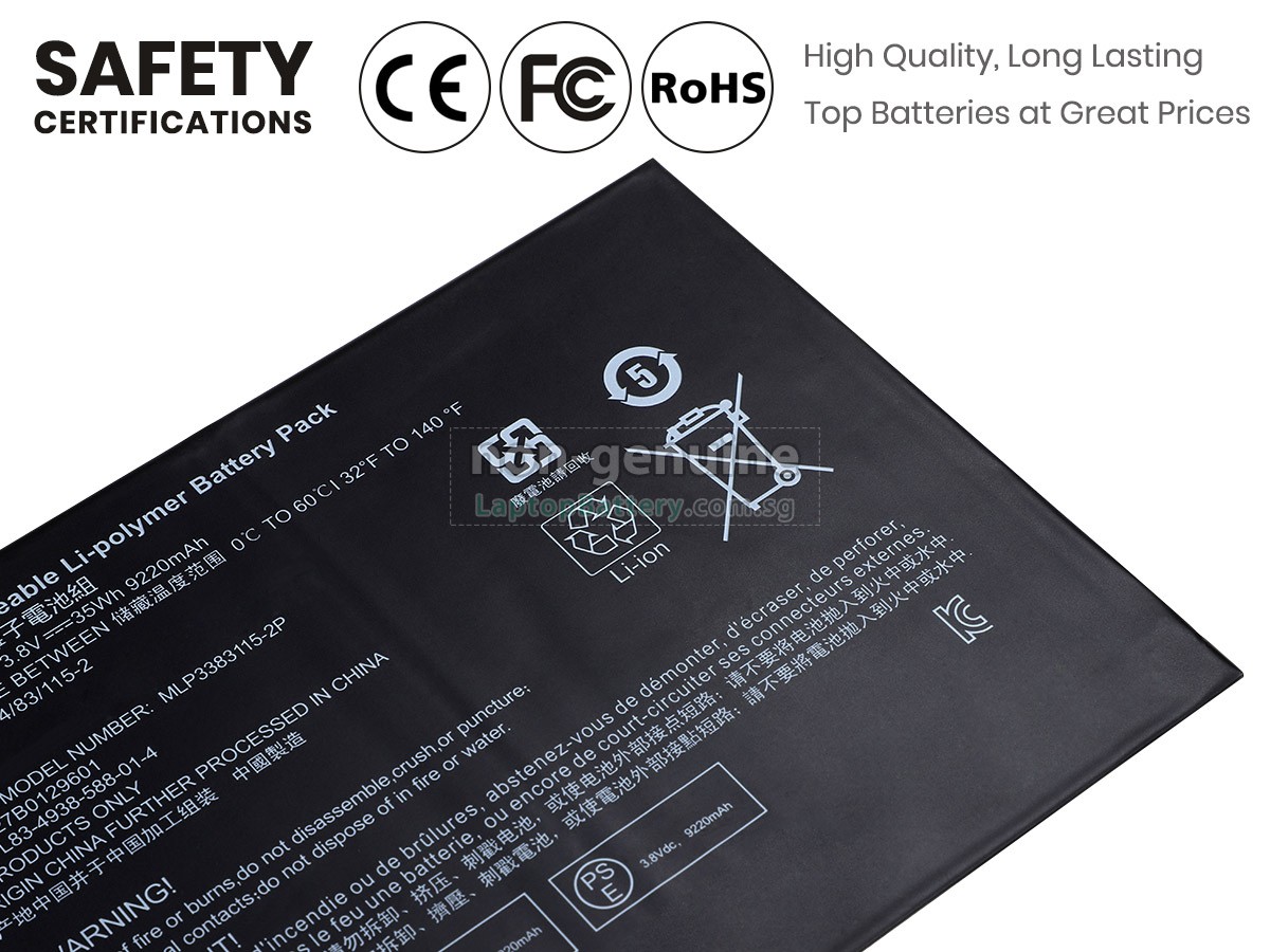 replacement HP Pavilion X2 10-K008NV battery
