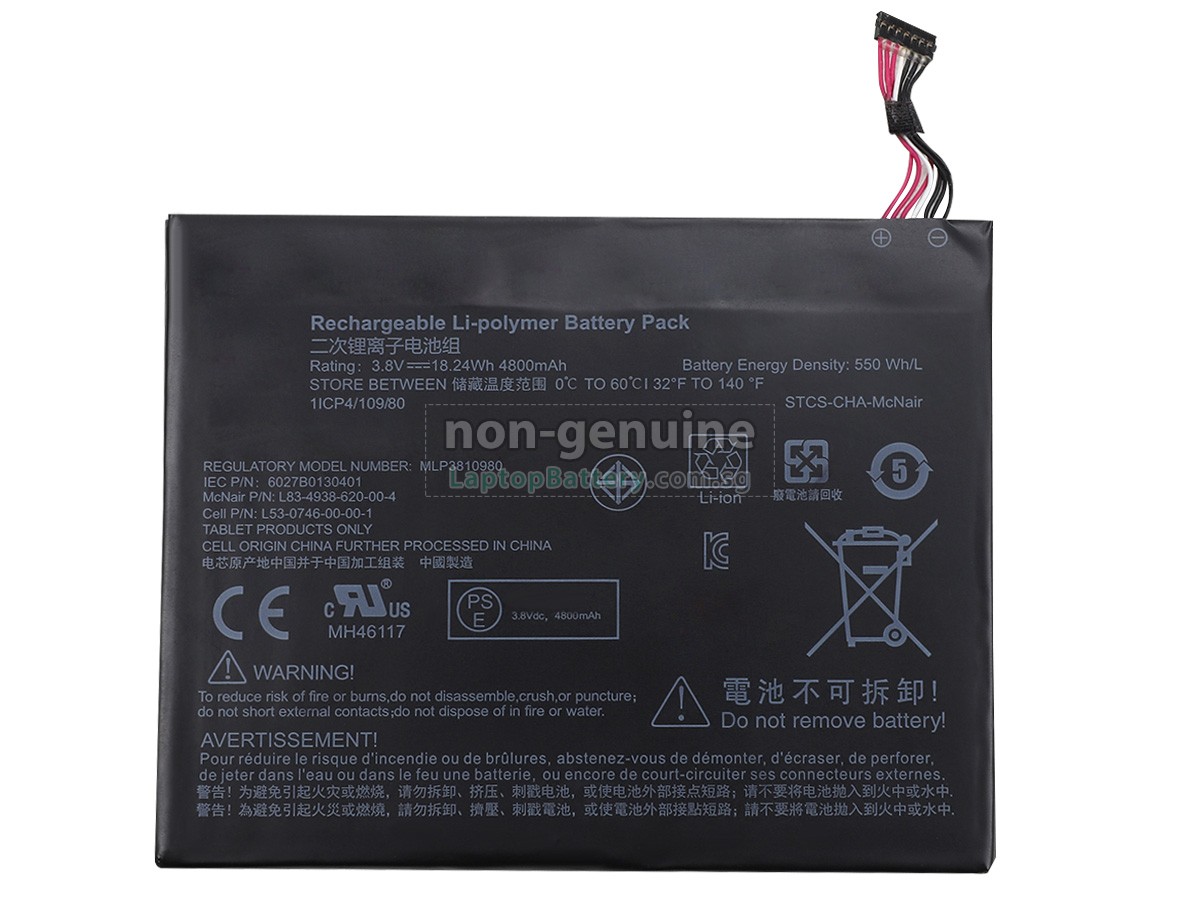 replacement HP Pro Tablet 408 G1 battery