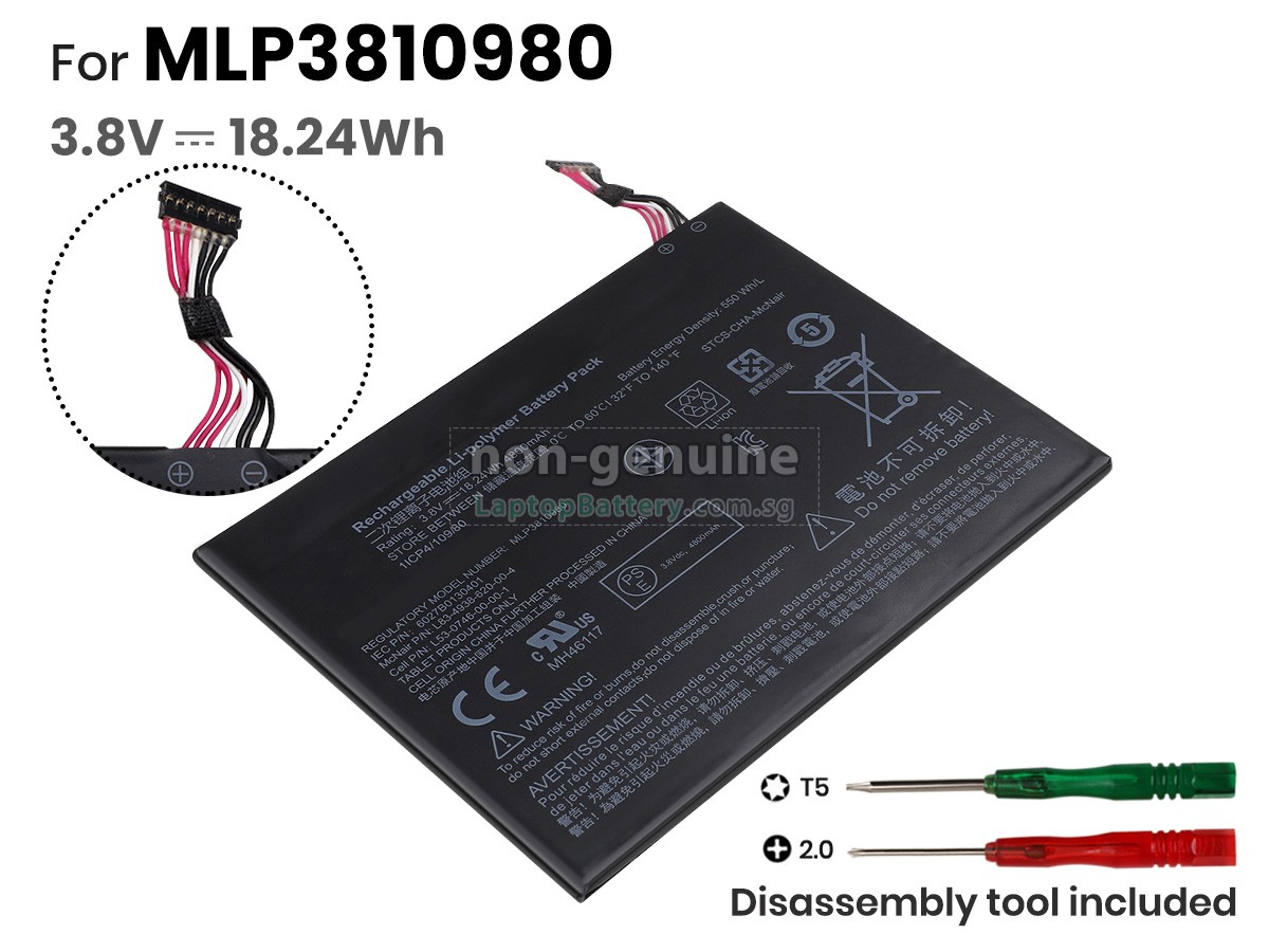 replacement HP 803187-001 battery