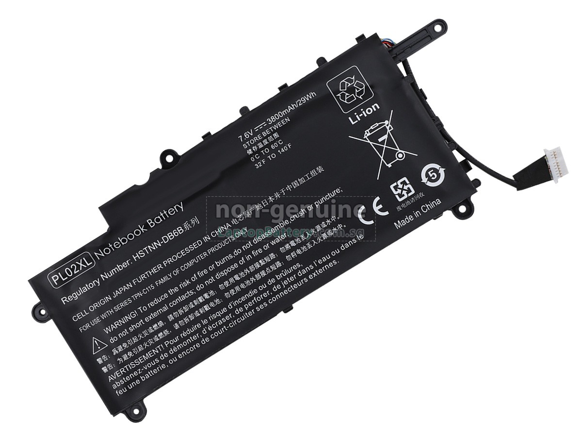 replacement HP HSTNN-DB6B battery
