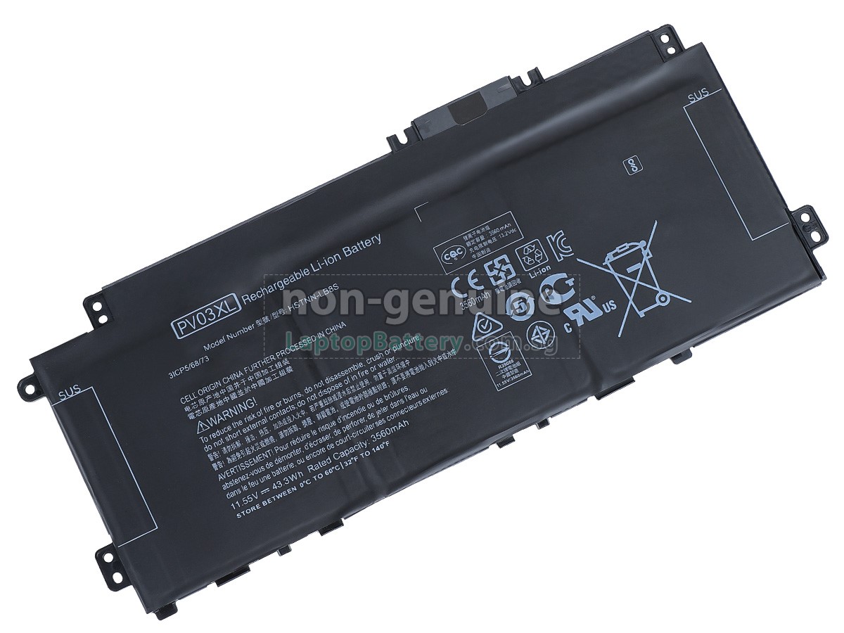 replacement HP Pavilion X360 Convertible 14-DW1017TU battery
