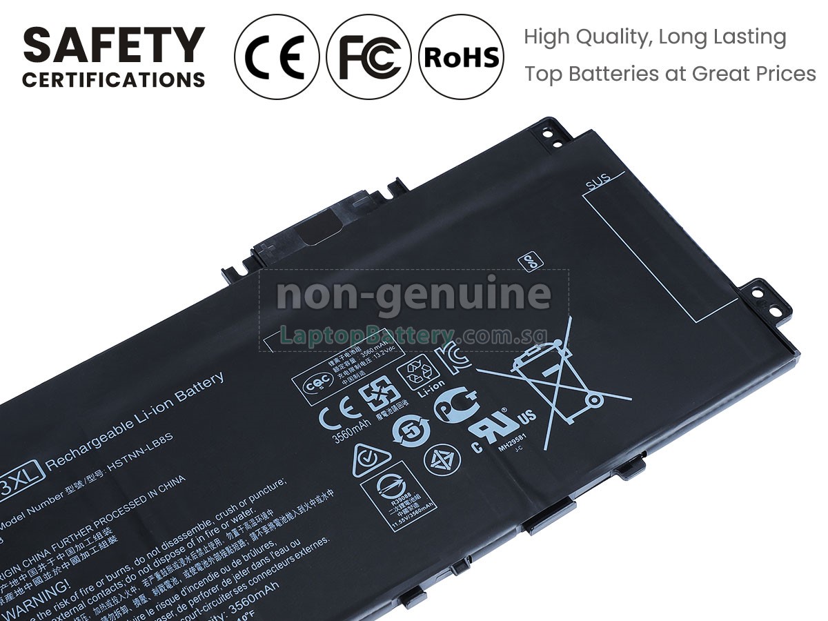 replacement HP PP03XL battery