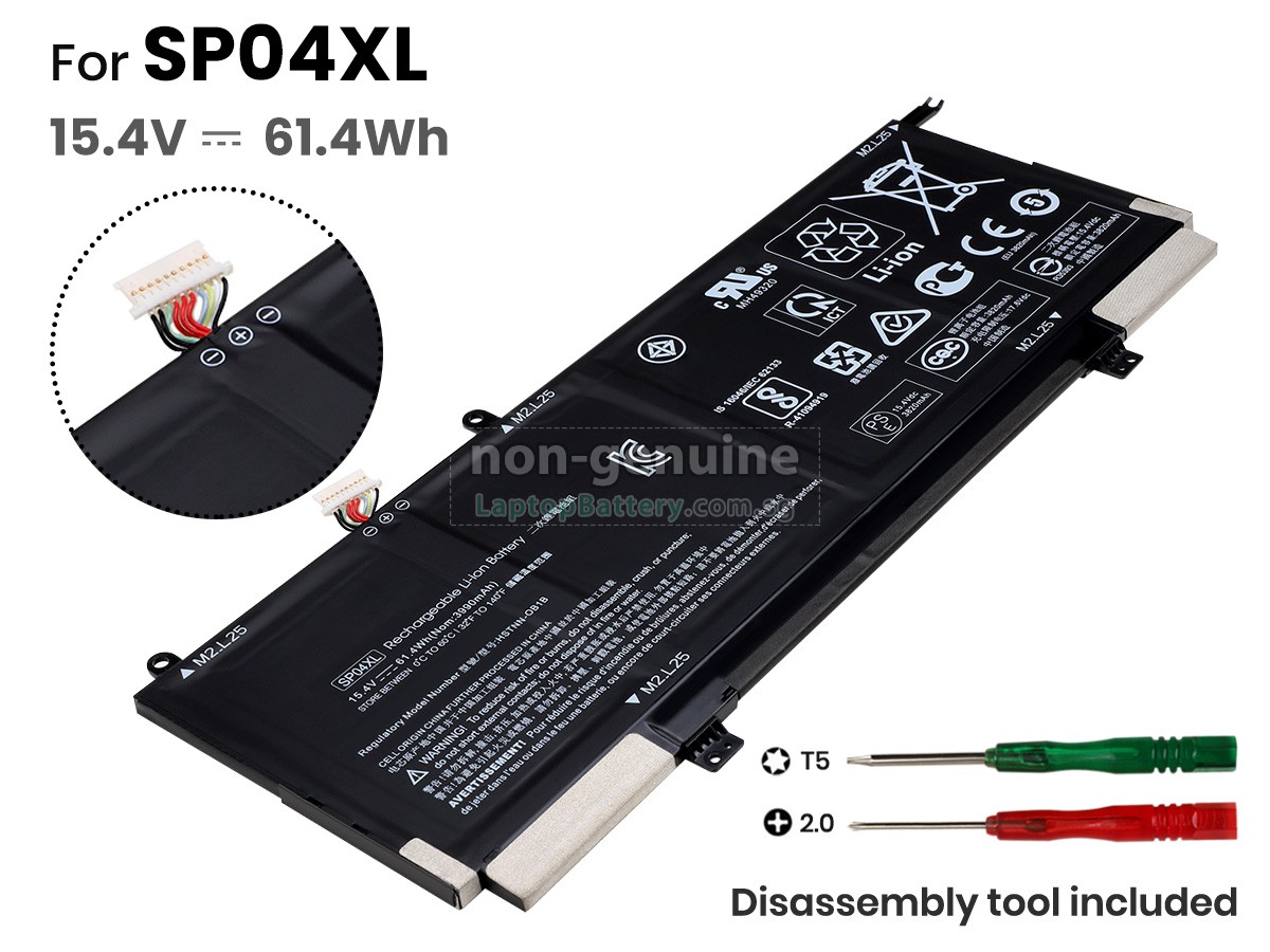 replacement HP Spectre X360 13-AP0003NP battery