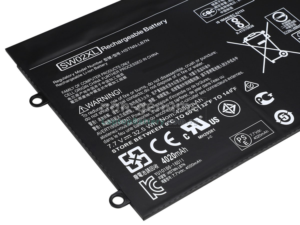 replacement HP SW02XL battery