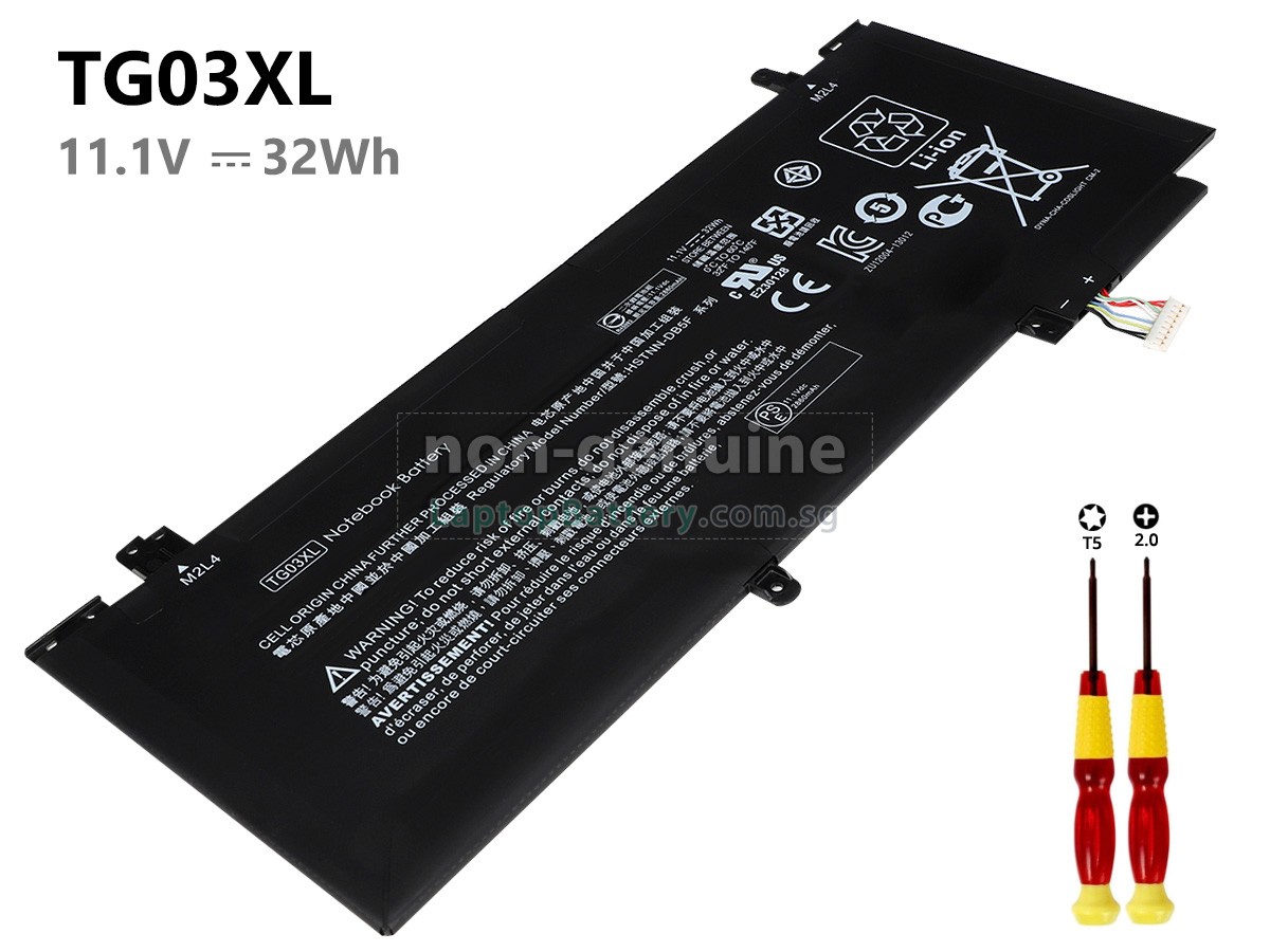 replacement HP TG03XL battery