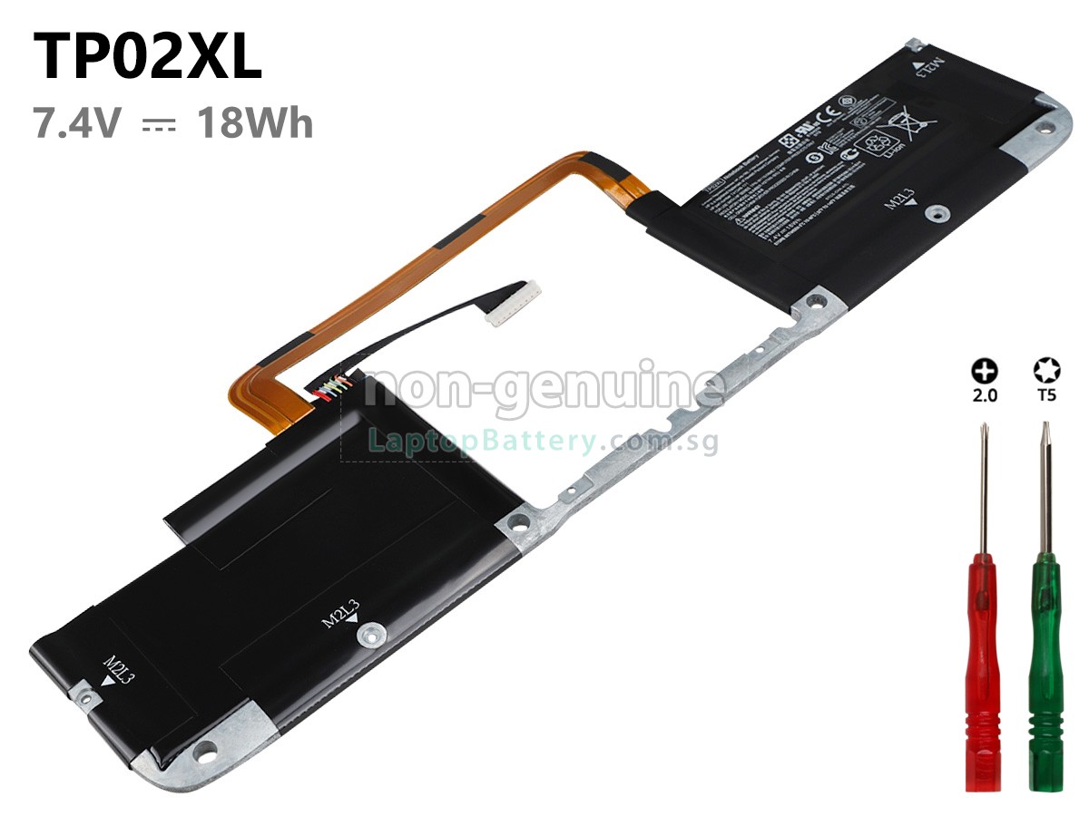 replacement HP Spectre 13-H200EO X2 KEYBOARD BASE battery