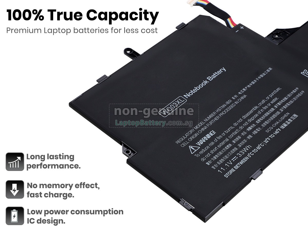replacement HP Split 13-M010DX X2 KEYBOARD BASE battery