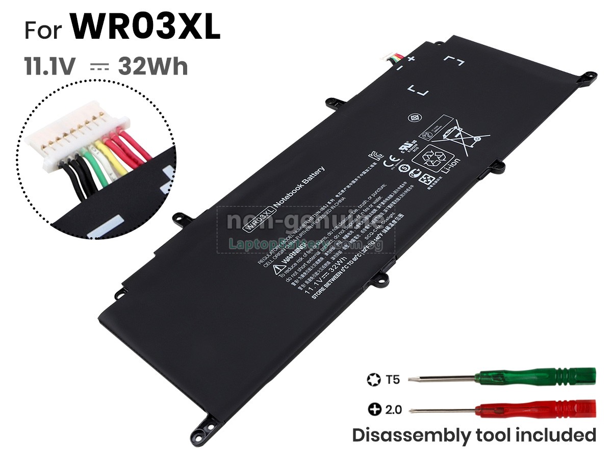 replacement HP WR03XL battery
