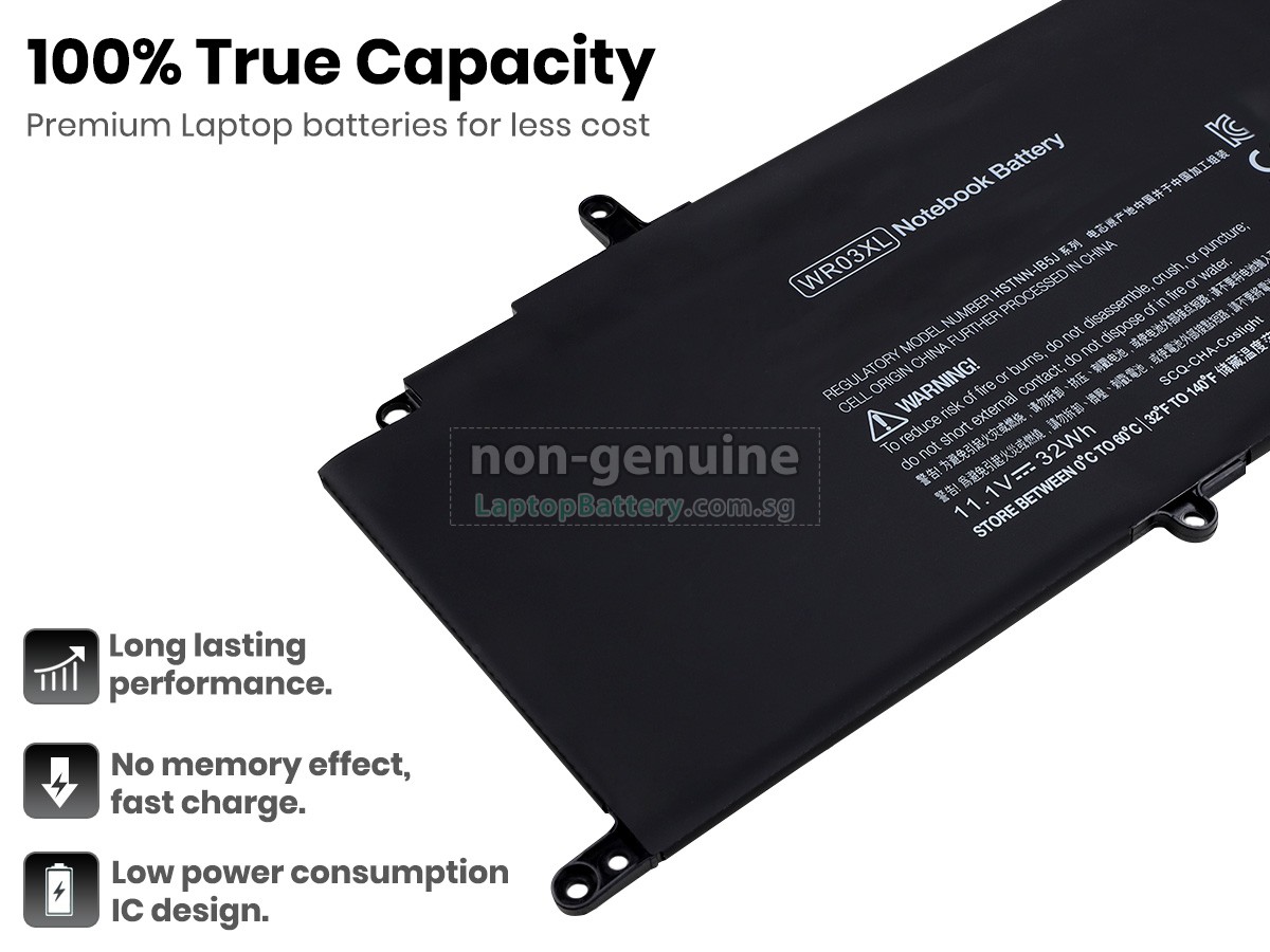 replacement HP Split 13-M010DX X2 KEYBOARD BASE battery
