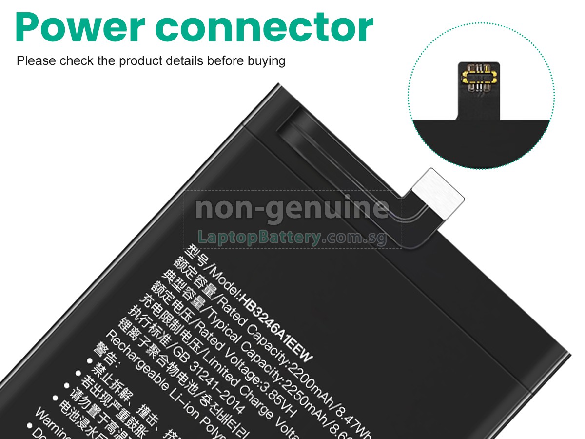 replacement Huawei HB3246A1EEW battery
