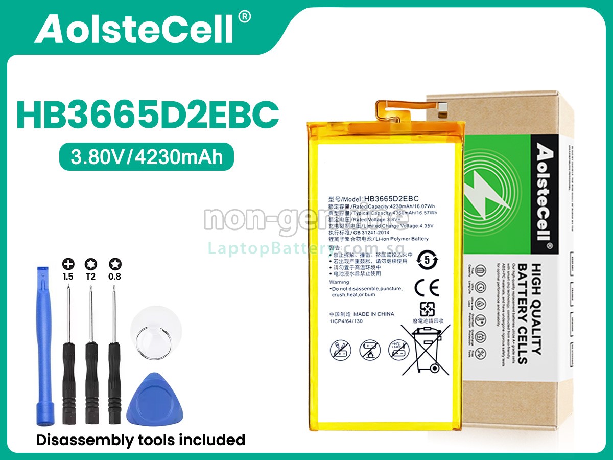 replacement Huawei HB3665D2EBC battery